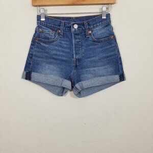 Levi's‎ Button Fly Jean Shorts Blue Size 25